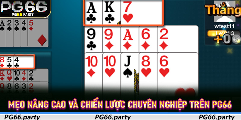 Mẹo nâng cao và chiến lược chuyên nghiệp trên PG66